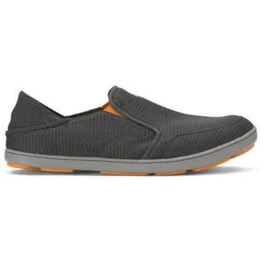 Olukai Nohea Mesh Boat Shoe 11.5 Dark Shadows Gray