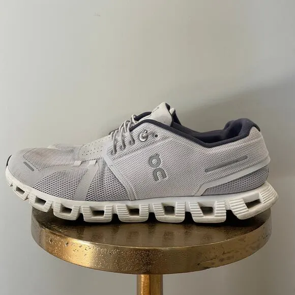 On Cloud 5 Men's Running Shoes, 12.5 | Glacier Grey/White, 58.98909