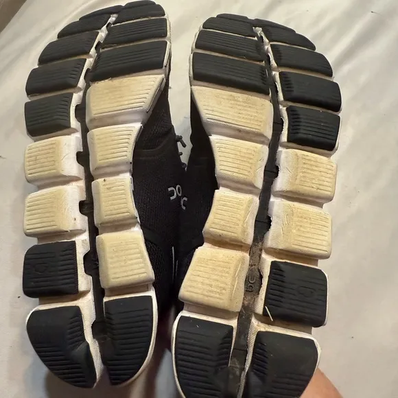 On Cloud Black Athletic Shoes with Unique Cushioning