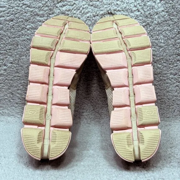 On Cloud X Womens Size 10 Running Shoes Sneakers Sand Rose