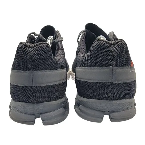 On CloudFlow Mens Size 12 Black Running Athletic Shoes Comfort Low Top