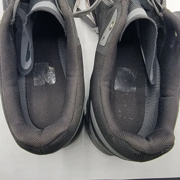 On CloudFlow Mens Size 12 Black Running Athletic Shoes Comfort Low Top
