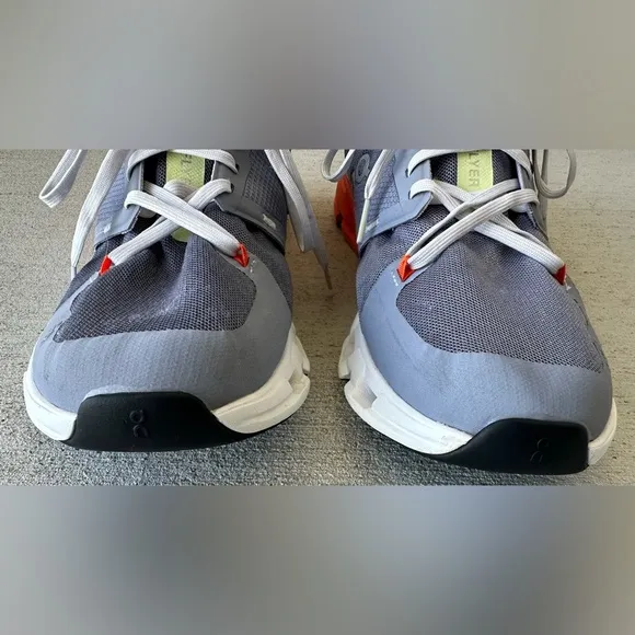 ON Cloudflyer 4 Fossil/Grey Flame/Orange Running Shoes Men’s Size 11.5 VGC Clean
