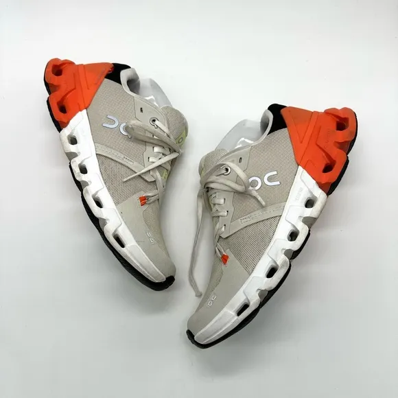 on | Cloudflyer 4 Women’s Running Shoes in Sand/Flame