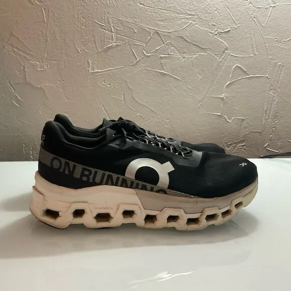 ON Cloudmonster 2 3ME10121197 Black | Frost Men Running Shoes US 9.5