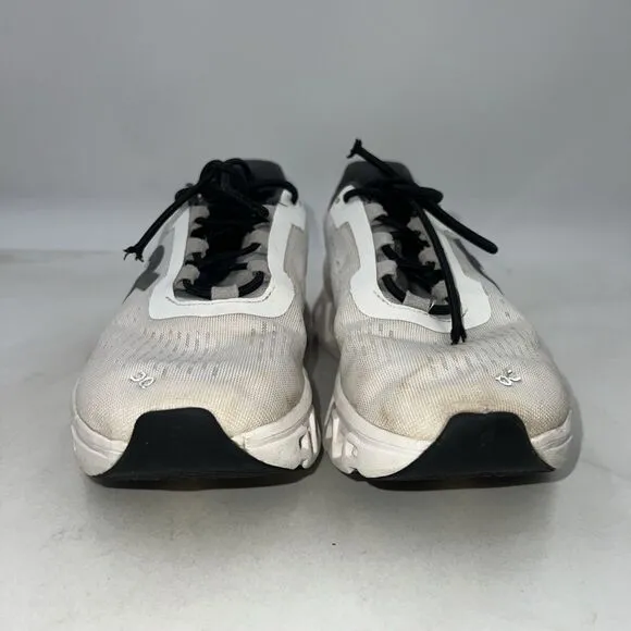 ON CLOUDMONSTER Shoes Womens Sz 7 ALL WHITE Athletic Training Running Walking