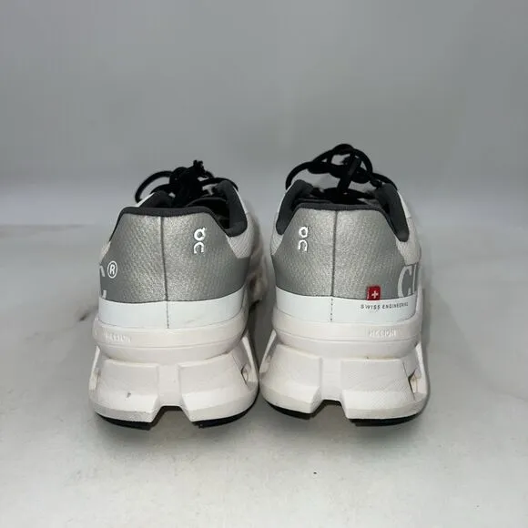 ON CLOUDMONSTER Shoes Womens Sz 7 ALL WHITE Athletic Training Running Walking