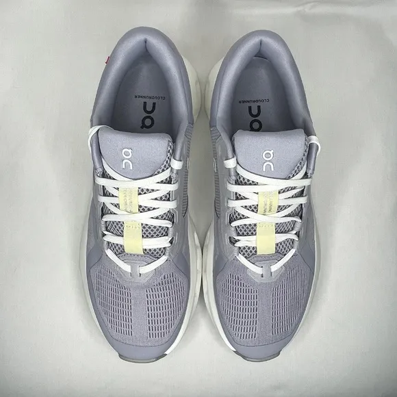 On Cloudrunner 2 Women’s 8.5 Lilac and Ivory Running Shoes