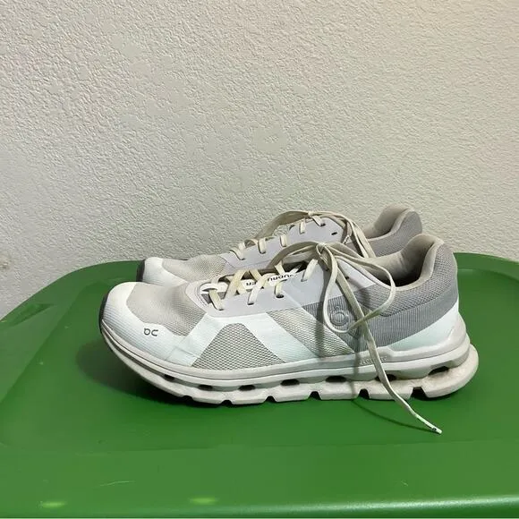 On Cloudrunner Womens 9 Frost/ White Running Shoes Athletic Sneakers Trainers