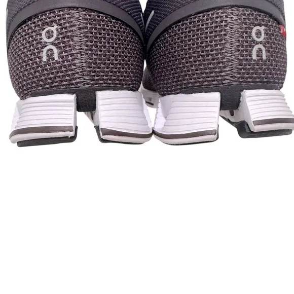 ON Men's Cloud Running Sneakers in Pebble Raisin Swiss Engineering Shoes US 12