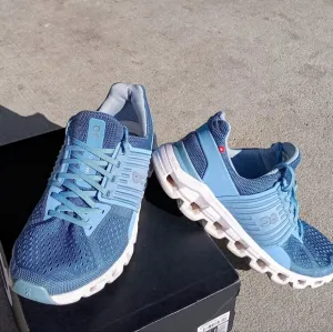 On Running Cloudswift  Running Shoes Lake- Sky Blue -White 9W (7.5M)