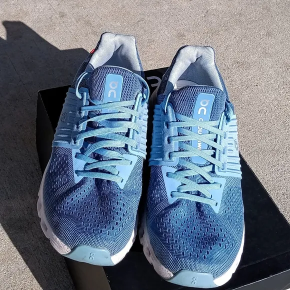 On Running Cloudswift  Running Shoes Lake- Sky Blue -White 9W (7.5M)