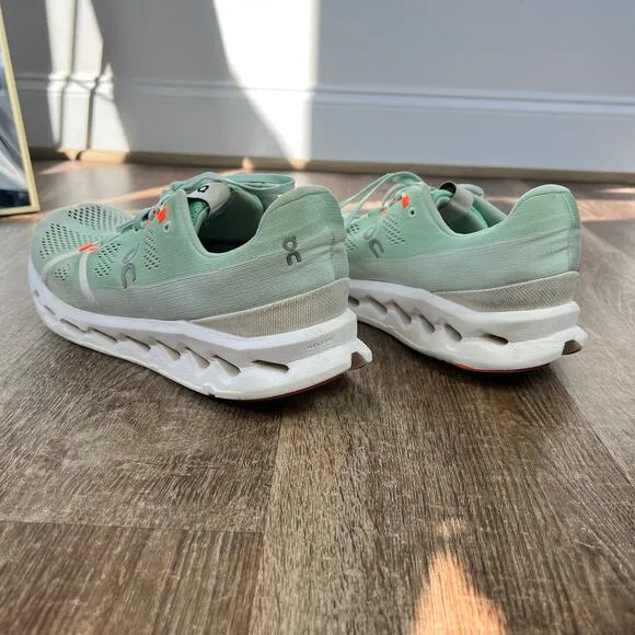 On Running On Cloud Cloudsurfer Mint Lightweight Cushioned Running Shoes