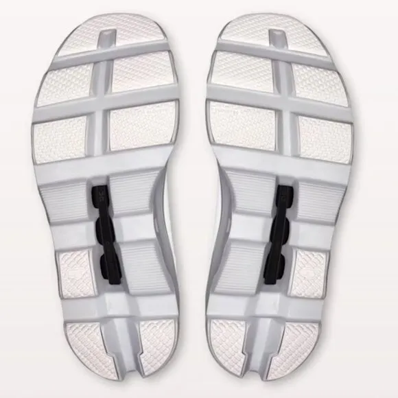 On Women's Cloudmonster Shoes, White/Glacier