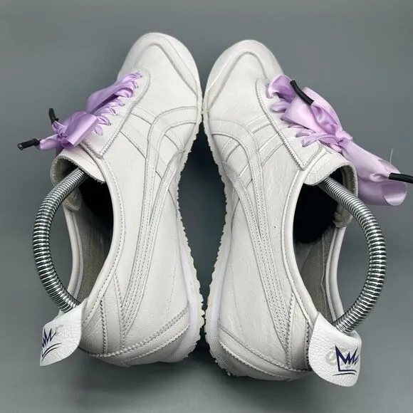 Onitsuka Tiger Mexico 66 Mens 8 Womens 9.5 White Purple Ribbon Ombre Sneakers