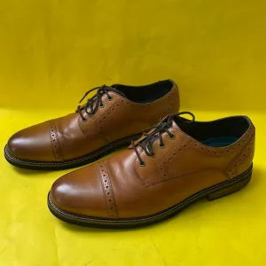 Orange brown Nunn Bush memory foam shoes