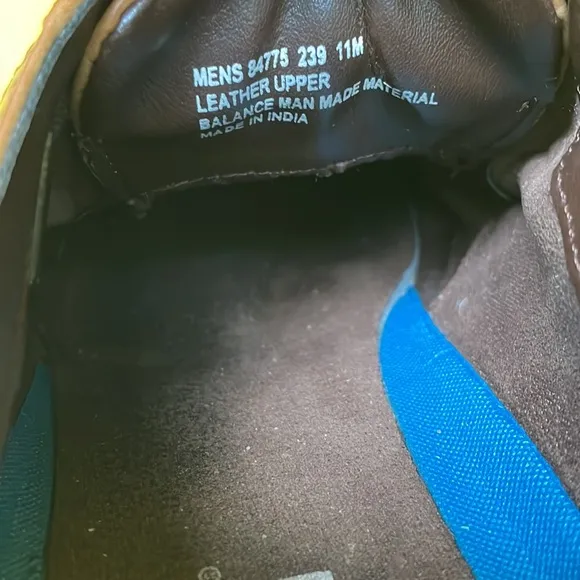 Orange brown Nunn Bush memory foam shoes