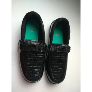 ORTHOFEET 819 CHELSEA CROC WOMENS PATENT LEATHER Black SHOES SIZE 10.5W