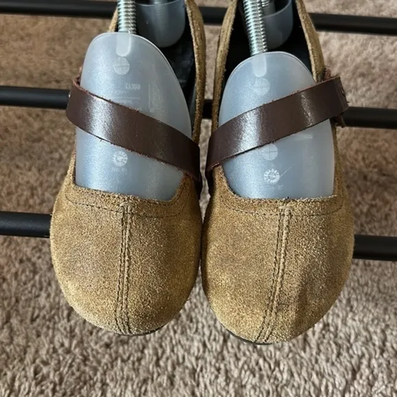 OTBT Salem Suede mary jane wedge shoes Sz 6M