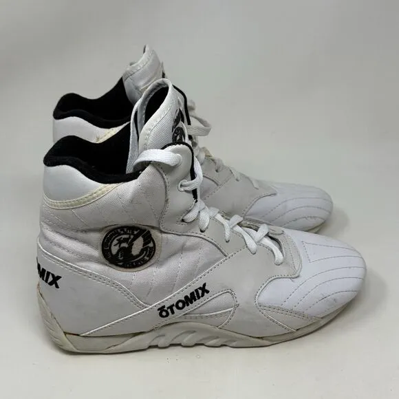 Otomix Power Trainer MX4000 Bodybuilding Weightlifting MMA Shoes Mens 8 White