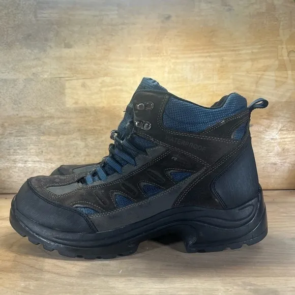 Ozark Trail WATERPROOF Peyton Mens Sz 12W Hiking Leather Suede Boots 2539395