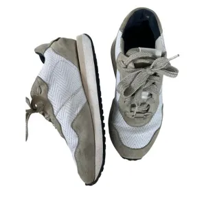 P448 Cancun Sneakers Women Low Top Metallic Rafia Athletic Shoes EU38 US7.5-8