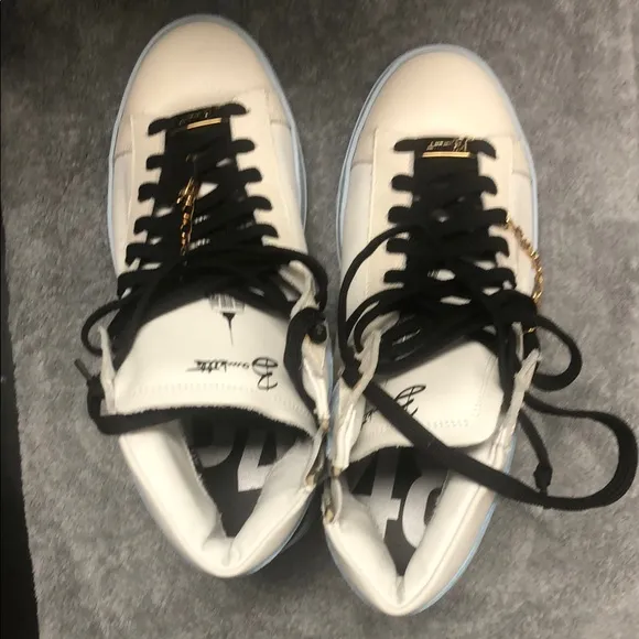 P448 Men's Athletic Shoes - White and Blue