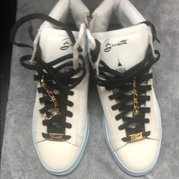 P448 Men's Athletic Shoes - White and Blue