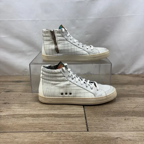 P448 Woman’s Skate High-Top Sneakers colorful shoes SZ 6.5