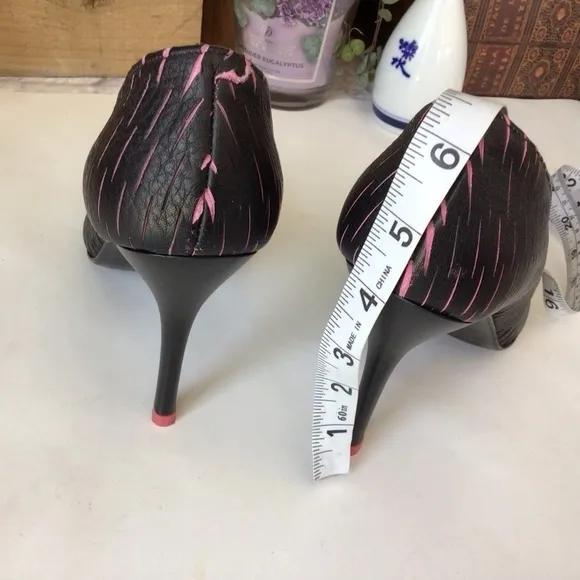 Paloma Barcelo Black Pink Heels