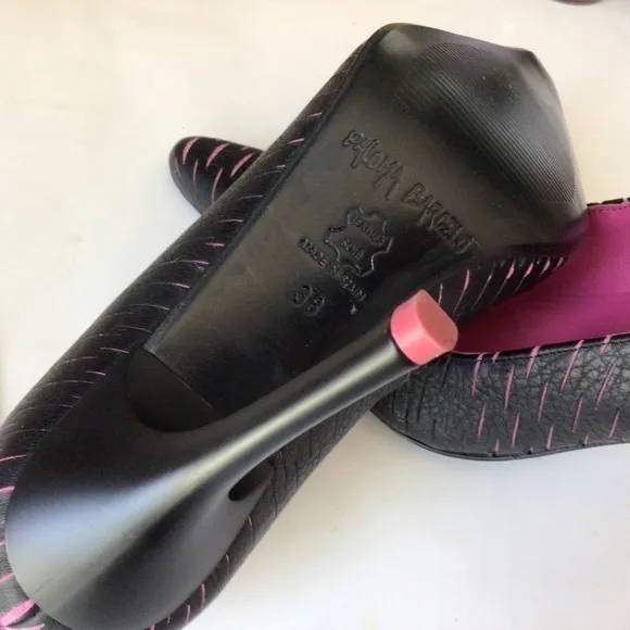 Paloma Barcelo Black Pink Heels