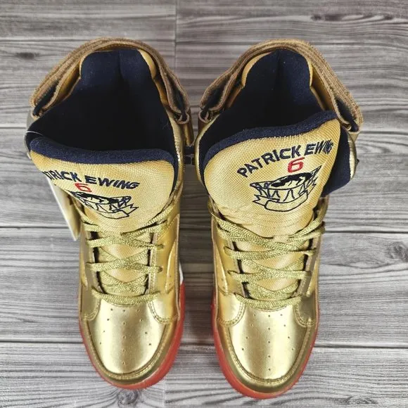 Patrick Ewing Gold Medal Eclipse Basketball Shoes-1EW90151-732-Men's Size 9 NEW