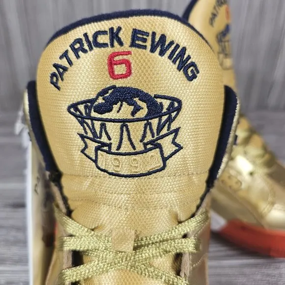 Patrick Ewing Gold Medal Eclipse Basketball Shoes-1EW90151-732-Men's Size 9 NEW