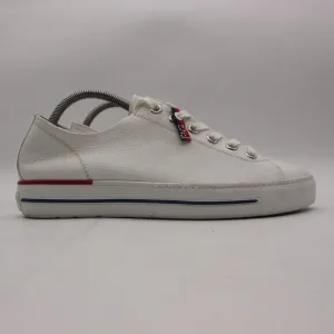 Paul Green Carly Women's UK Size 8 Low Top Sneaker  White leather Lace Up Shoes