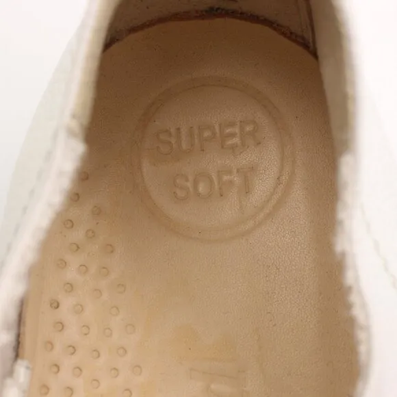 Paul Green Carly Women's UK Size 8 Low Top Sneaker  White leather Lace Up Shoes
