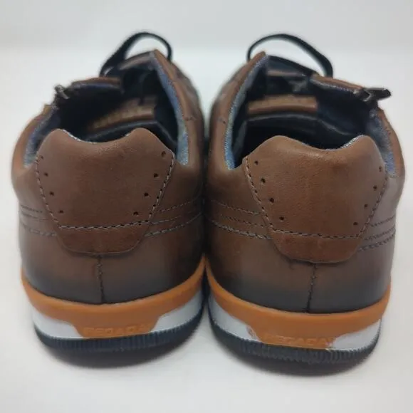 Pegada Brown Lather Tennis Shoes Mens Size 8