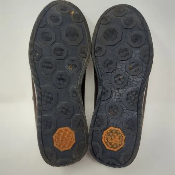 Pegada Brown Lather Tennis Shoes Mens Size 8