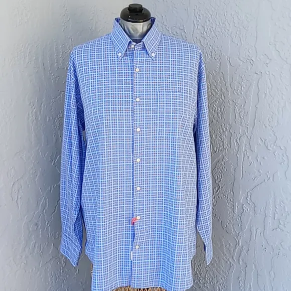 Peter Millar Men's Check/Plaid Luxury Shirt 👔