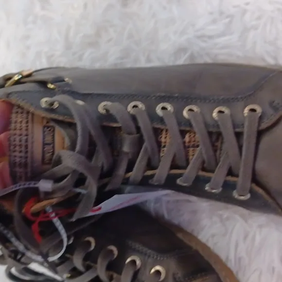 Pikolinos Womens LAGOS high-top sneaker 42 EU / 11 US in Olive Green &amp; Brown