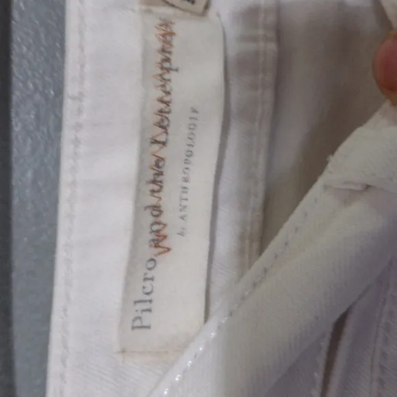 PILCRO and the letterpress high rise boot cut jeans with buttons size 28