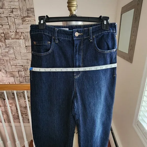 PILCRO The Column Ultra High-Rise Cropped Jeans Size 29