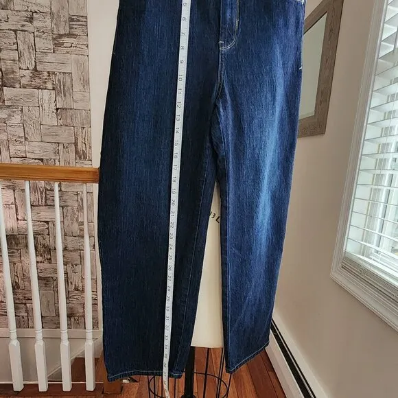 PILCRO The Column Ultra High-Rise Cropped Jeans Size 29