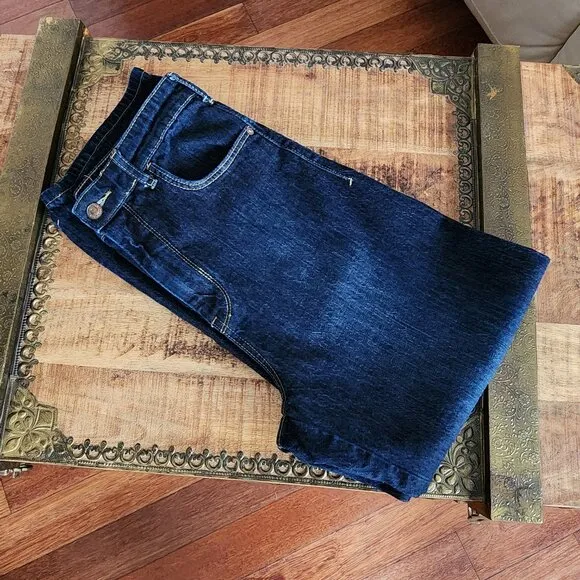 PILCRO The Column Ultra High-Rise Cropped Jeans Size 29