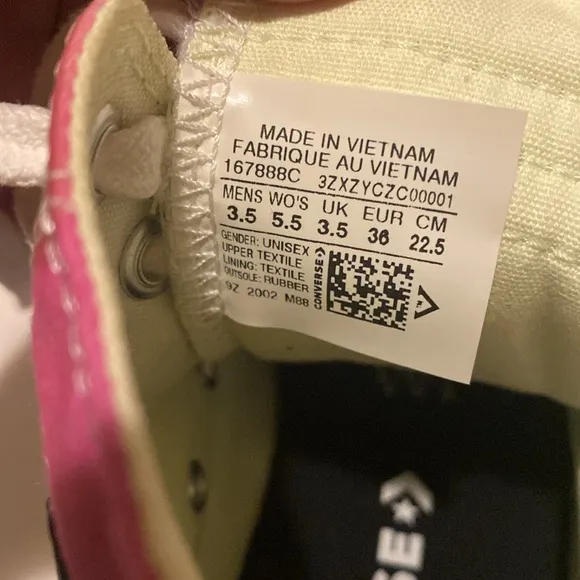 Pink and Green High-Top Sneakers with Rubber Toe Cap