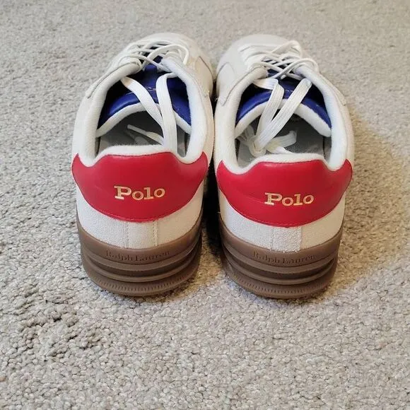 Polo Ralph Lauren Hrt Crt Cl-Sneakers-Low Top Lace Shoes Size 15