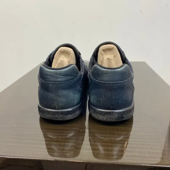 Prada Leather and Nylon Low Top Sneakers Shoes Men's 8