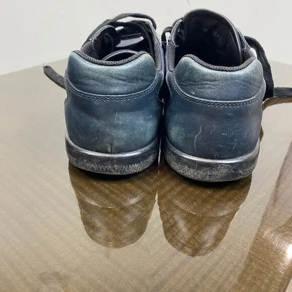 Prada Leather and Nylon Low Top Sneakers Shoes Men's 8