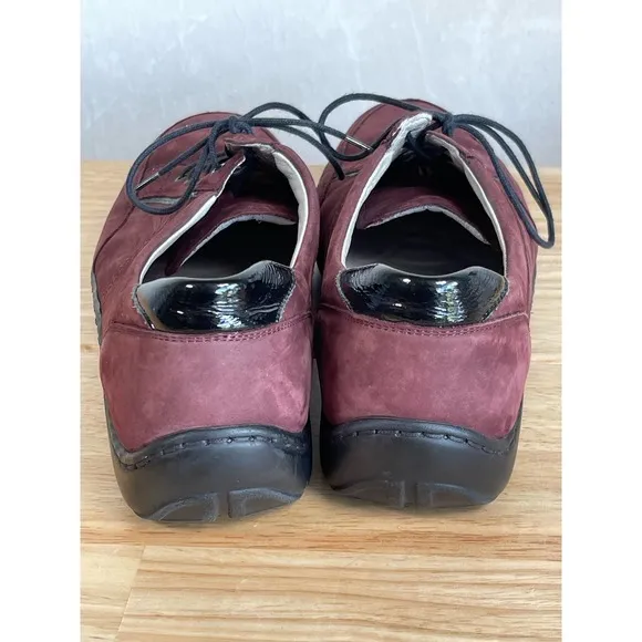 Pro Aktiv by Waldläufer Jasmine Henni Oxford Aubergine Nubuck Women's Size 8.5
