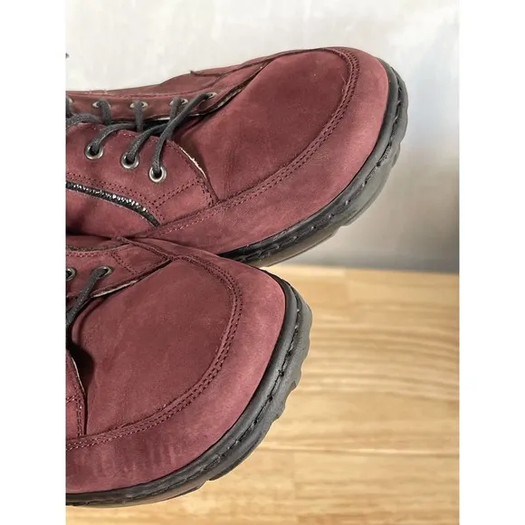 Pro Aktiv by Waldläufer Jasmine Henni Oxford Aubergine Nubuck Women's Size 8.5
