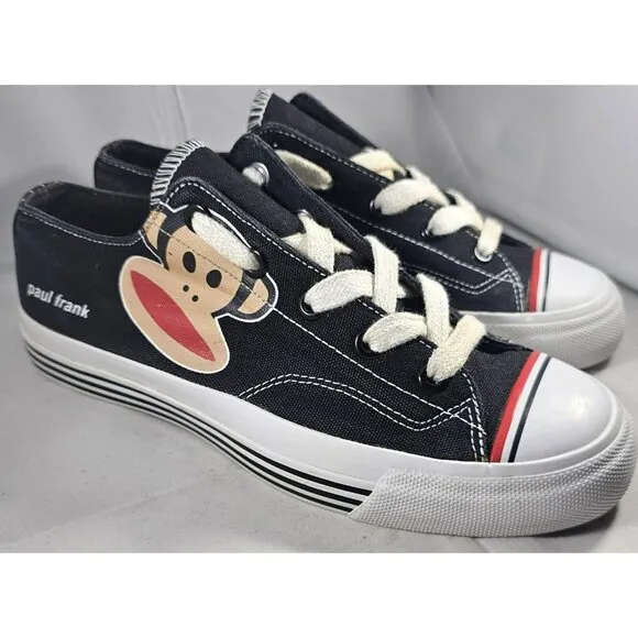 Pro-Keds Julius Zoom Paul Frank Unisex Men's Blk/R/Wh Low Top Shoe Size M7/W 8.5